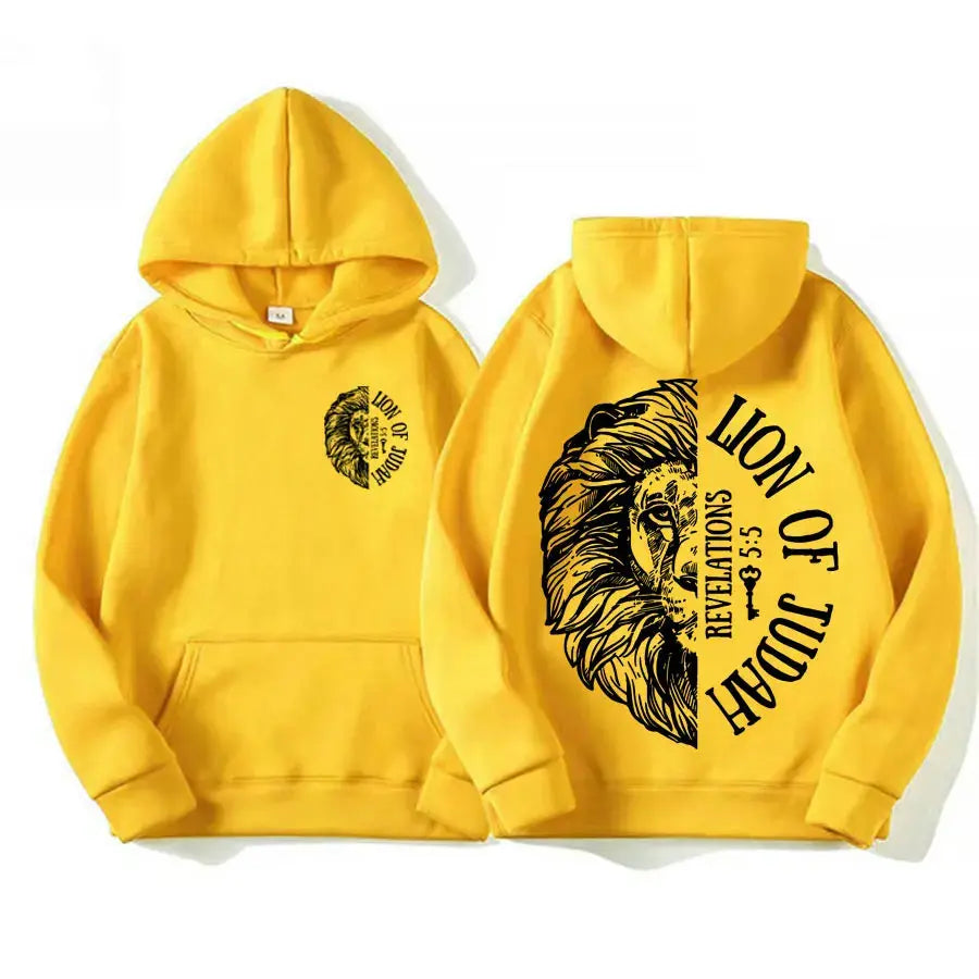 Lion of Judah Hoodie  Jesus Loves You Christian Pullover